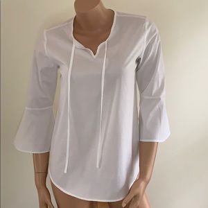 💥NWOT🥼VAN HEUSEN very simple white blouse🕊